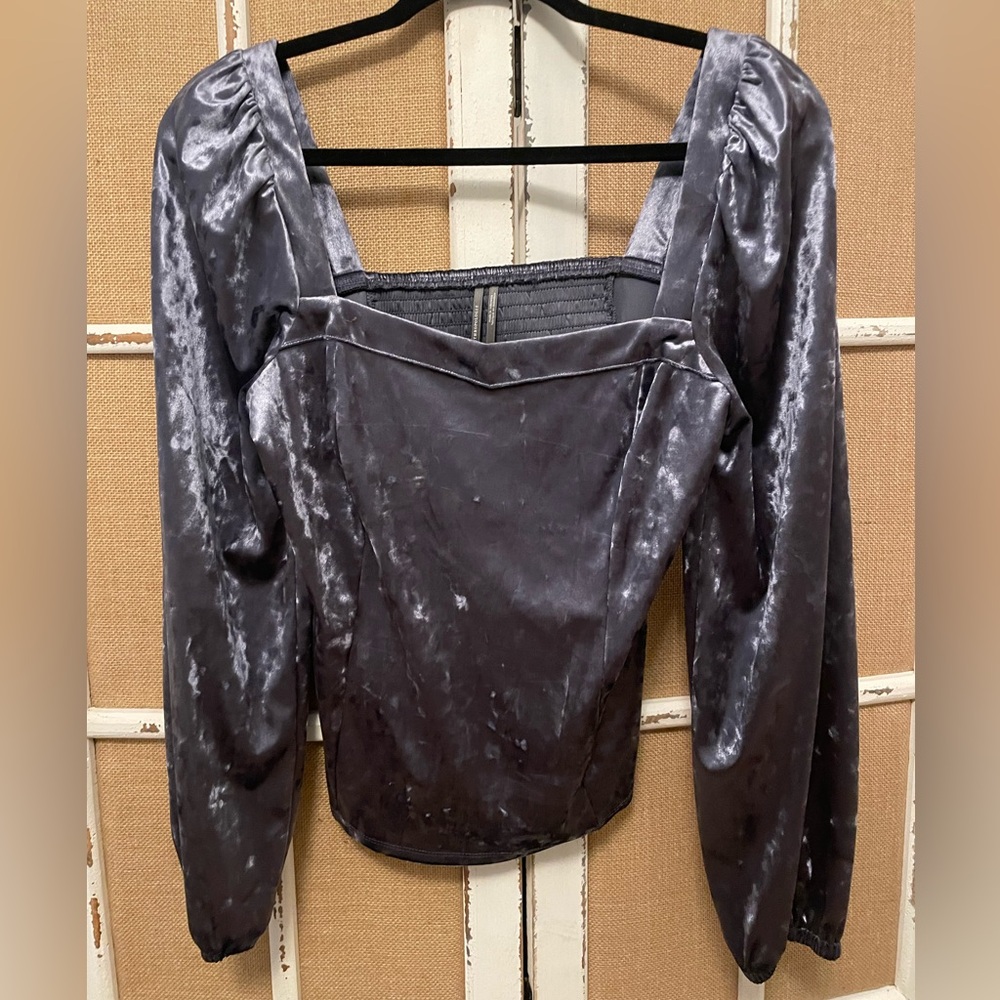 EUC Anthropologie Velvet Top